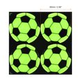 thumbnail image 2 of Unique Bargains Reflective Stickers, 8in2 Sets 2.6 Inch Adhesive Football Caution Warning Safety Tape Strips, Yellow, 2 of 5