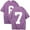 Purple, variant on Zylanna Men's T-Shirts Tee, Six-Seven Print Short Sleeve Summer Crew Neck Fashion Tops for Mens Black
