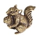 thumbnail image 3 of Estatuilla de ardilla de latón, adorno de ardilla, regalo coleccionable, llavero colgante, estatua de Animal, miniescultura para escritorio,, 3 of 9