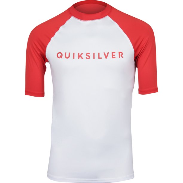 red quiksilver shirt