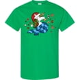 thumbnail image 3 of Inktastic Cute Christmas Unicorn with Cookies T-Shirt, 3 of 5