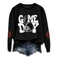 thumbnail image 5 of Cute Sweatshirts for Women Hoodless Design Casual Lightweight Sweaters Loose Fit Printed Long Sleeve Pullover Tops Comfy Fall Winter Outfits Clothes, 5 of 5