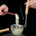 thumbnail image 1 of STRANDCHIC Noodle Boiler Strainer Straining Basket Stainless Steel Home Cooks 1Set, 1 of 5