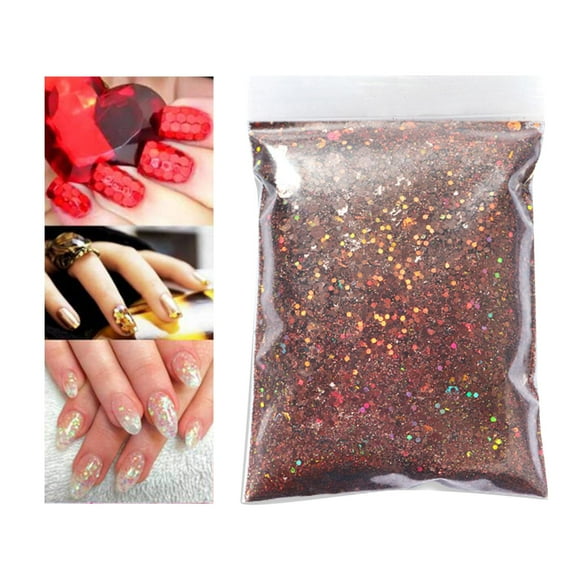 Formas de lentejuelas de uñas Macarena 50g Iridiscentes decoraciones de manicura