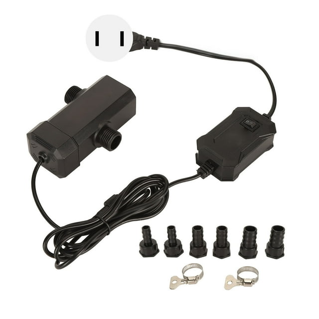 Luz de limpieza para acuarios, reforzada, a prueba de explosiones, tubo de cuarzo, alta transparencia, elimina algas, luz UV sumergible, enchufe estadounidense de 110 V.