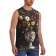 thumbnail image 2 of Fotbe Vintage Floral Vase A Men's Camiseta sin Mangas Estampada para Hombres, Playera Casual para Gimnasio, Entrenamiento, Playa-X-Large, 2 of 7