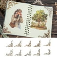 thumbnail image 2 of Yokua Hollowed Embossed Corner Sticker for Scrapbooking Album Journal Decoration, 2 of 17