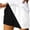 Black3, variant on Jalioing Womens Print Casual Shorts Elastic Waist Drawstring Loose Shorts Summer Fashion Shorts with Pocket