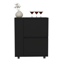 Newboti Furniture Bar Cart Belleville, Living Room, Black 39864
