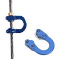 thumbnail image 3 of Archery D Loop Compound Bow, Eliminate Bowstring Wear Easy To Install Aluminum Alloy Small Eliminate Bow Pain Compound Bow D Loop  for Compound Pulley Bow Black,Blue,Red, 3 of 7