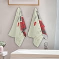 thumbnail image 2 of Coolnut Vintage Roses Butterflies Hand Towels for Bathroom, Retro Valentine Kitchen Towel 2 PCS Ultra Soft and Highly Absorbent Decorative Fingertip Face Bath Towels for Spa & Hotel, 28.3"x 14.4", 2 of 4