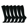 thumbnail image 2 of SwiftWear 6-Pack Knee High Sport Socks for Men & Women, Athletic Cushioned Support, Moisture-Wicking and Breathable Colorful Socks, 2 of 3