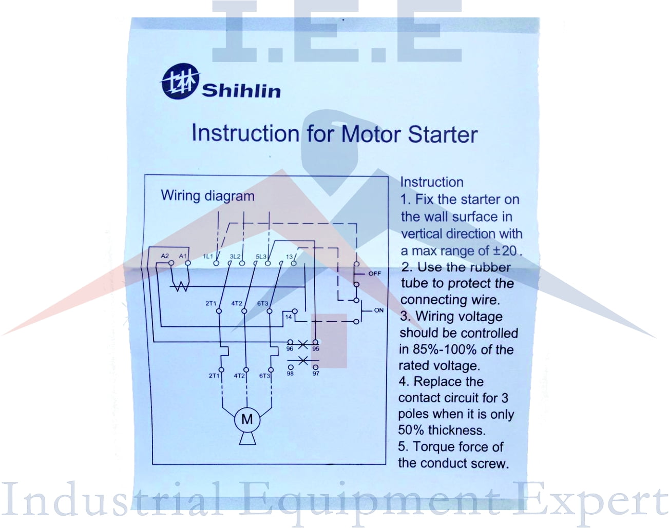 34Amp Shihlin Magnetic Motor Starter 5HP 230V Single Phase MS-P30