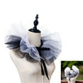 thumbnail image 2 of JZROCKER Bloodsucker Ruffled Collar Girls Tie Victorian Collar Lapel Medieval Victorian Ruffled Tie Collar, 2 of 9