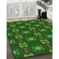 thumbnail image 3 of Ahgly Company Machine Washable Indoor Square Transitional Deep Emerald Green Area Rugs, 7' Square, 3 of 7