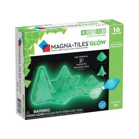 Magna Tiles Glow 16 Piece Set Walmart
