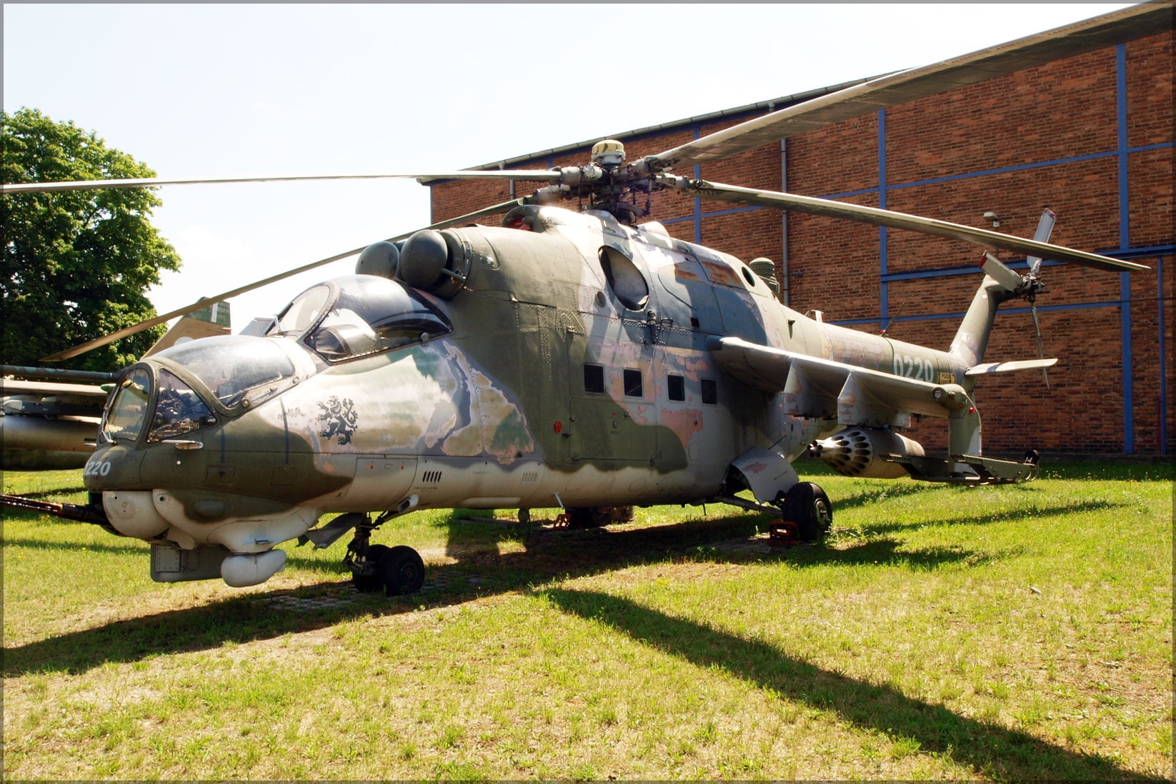 24"x36" Gallery Poster, Mil Mi24D HindD russian soviet helicopter