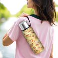 thumbnail image 6 of 20 Oz Fall Pumpkins Leaves Pattern Coffee Tumbler Double Wall Insulated Stainless Steel Water Bottle | Metal Reusable Thermoses Flask with Cup Cap | Leak & Sweat Proof with Anti-Dust Lid, 6 of 7
