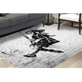 thumbnail image 2 of Banksy Girl On Swing Rugs, Swing Girl Rug, Banksy Rug, Painting Rug, Dining Room Rug, Thin Rug, Wall Hanging Rug, Non Slip Rug, Outdoor Rug, 5.2'x7.5' - 160x230 cm, 2 of 8
