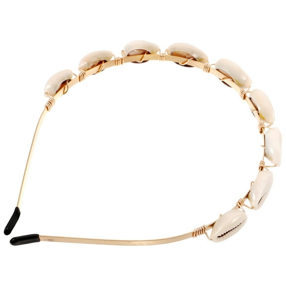 NIAIZEK Embellished Headbands for Women Headband Golden 1Pcs Versatile Accessory Seashell Shape