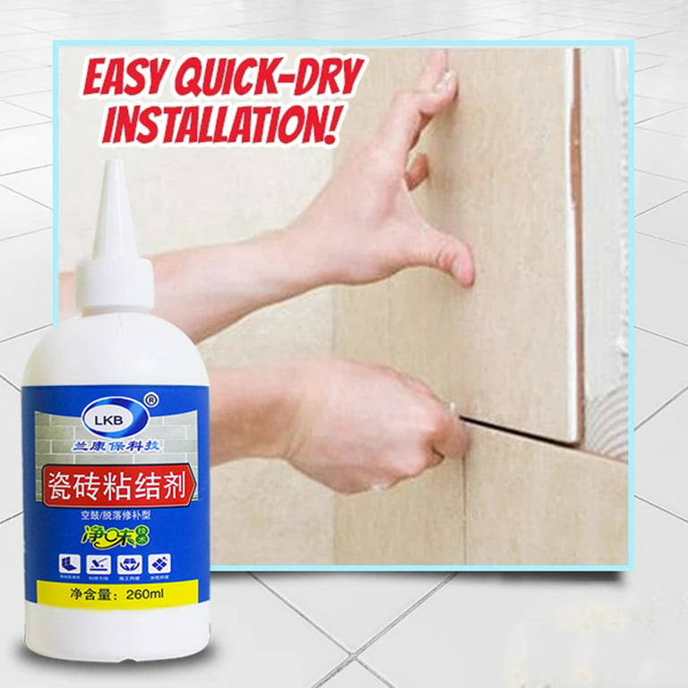 Veki Adhesive Heavy Tile Bonded Tile Loose Glue Glue Duty Easy Tools & Home  Improvement Color Remover for Clothes 