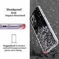 thumbnail image 6 of Compatible with Xiaomi Poco X5 Case Cute Glitter Clear Sparkly Cases Shockproof Redmi Note 12 5G / Poco X5 Phone Case for Women Girls Silicone Slim Bling Protective Cover (Black), 6 of 14