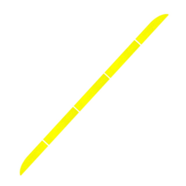 Kenally 5 unids/set pegatina reflectante para coche 90cm Reflector de advertencia de seguridad accesorios exteriores para maletero de coche cinta Automoción decorativa y accesorios Amarillo Kenally VI000736-02