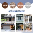 thumbnail image 6 of Qiyester Door Window Awning Metal Shade Canopy Weather Resistant Overhang UV Protection for Front Doors, Windows, Porches, Balconies 118 x 39 Inch, 6 of 10