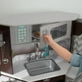 thumbnail image 4 of KidKraft Ultimate Corner Play Kitchen with Lights & Sounds - Espresso, 4 of 9