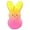 Pink Yellow Ombre, variant on JEWLALO Easter Plush Bunny Toys, 9" Cute Easter Rabbit Plush Toys, Collection Value Plushies, Suitable Hugging Stuffed Dolls, Kawaii Home Decorations, Easter Birthday Best Gifts