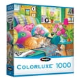 thumbnail image 2 of RoseArt - Colorluxe 1000-Piece -Cat Nap - Adult Interlocking Puzzle, 2 of 6