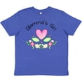 thumbnail image 3 of Inktastic Glamma's Girl- heart flowers Youth T-Shirt, 3 of 5