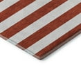 thumbnail image 4 of Addison Rugs Mayfield Washable Transitional Stripes Red Rectangle Rug, 8' x 10', 4 of 6