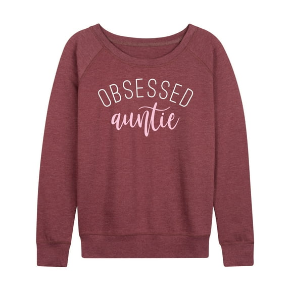 Instant Message - Auntin Ain't Easy - Women's Lightweight French Terry Long Sleeve Shirt