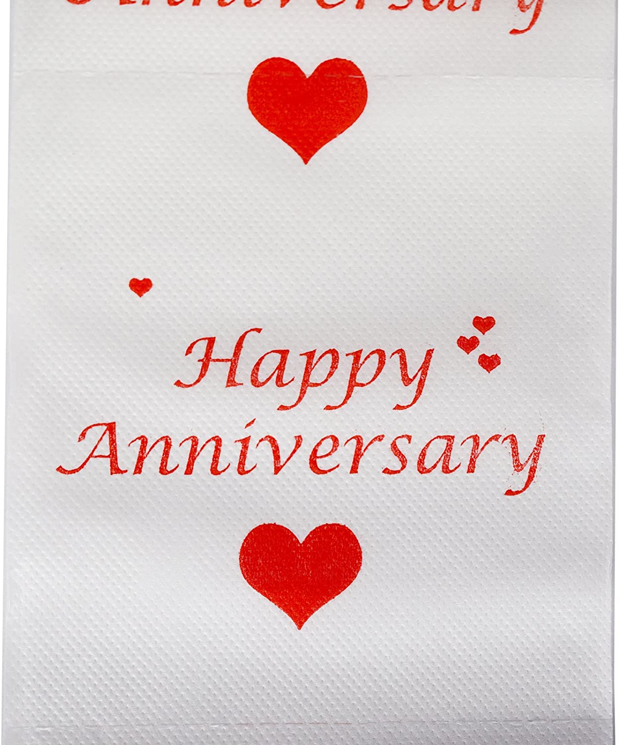 Happy Anniversary Toilet Paper Funny Gag Gift for Him, Her, Boyfriend, Husband, Couple