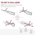 thumbnail image 4 of 7' Slim Green PVC Pencil Artificial Christmas Tree - 499 Tips, Easy Assembly & Stable Base for Living Room Decor, 4 of 7