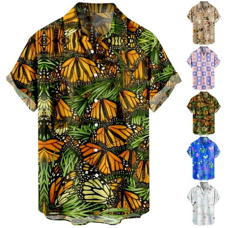 

Men Dad Collared T-Shirts with Chest Pocket Soft Clothing Apparel for Boys 5-14 Years