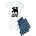 thumbnail image 1 of CafePress - Save The Chubby Unicorn - Women's Light Pajamas, 1 of 1