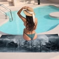 thumbnail image 7 of GZHJMY Beach Towel for Women Girls, Gloomy Dark Scene with Trees Bath Towel, Oversized Lightweight Sport Towel, 31x51 Inch, 7 of 7
