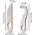 thumbnail image 4 of 6 Piezas para Serger Hoja para 1034D Cuchillo Superior e Inferior X77683001 XB0563001, 4 of 5