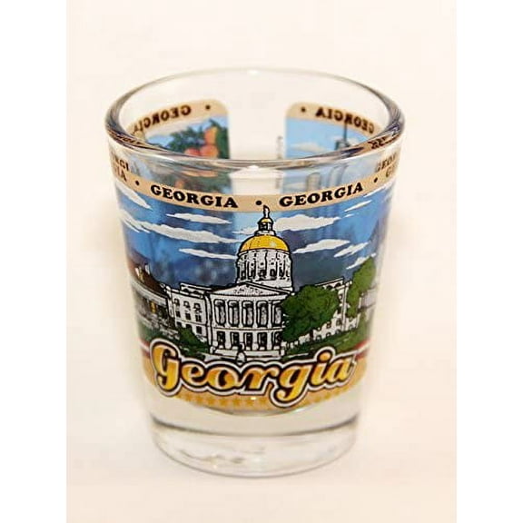 Georgia State Wraparound Shot Glass
