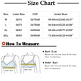 thumbnail image 2 of REORIAFEE Bras for Women Push up Add Cup Plus Size Gathered Underoutfit No Wire Bras Deep V Neck Comfy Corset Bra Adjustable Straps Lightly Lined Classic Seamless Brassiere Anti-Sagging Bra, 2 of 3