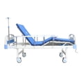 thumbnail image 2 of Gambimedic Cama De Hospital Manual De Lujo Dos Manivelas Barandal Portasuero Soporta Hasta 260kg, 2 of 9