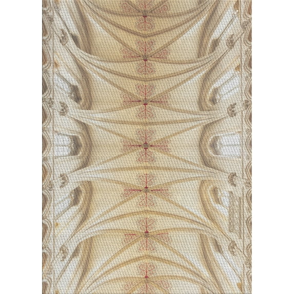 Ahgly Company Indoor Rectangle Patterned Dark Almond Brown Novelty Area Rugs, 2' x 5'