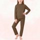 thumbnail image 1 of Cowsor 2 Piece Pajamas Set Kids Sleepwear Cartoon Printed Nightwear Cotton Long Sleeve Shirt Pants Loungewear, 1 of 7