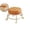 Orange, variant on Rotating Low Stool, Rolling Pulley Low Stool with Wheels, Shoe Changing Makeup Cleaning with Wheels, Home Cleaning Garage Fix Stool for Outdoor Office Working Flooring Cleaning