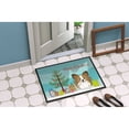 thumbnail image 4 of Caroline's Treasures BB1620JMAT Christmas Tree and Papillon Door Mat, Indoor Rug or Outdoor Welcome Mat 24x36 Doormat ,, 4 of 4