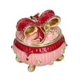 thumbnail image 1 of Tbest Mini Jewelry Storage Box,Jewelry Storage Box Beautiful Appearance Brighter Color Mini Jewelry Storage Box for Decor Gifts Dressing Table Bookcase,Jewelry Box, 1 of 8