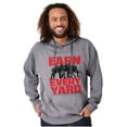 thumbnail image 3 of Football Athlete Earn Every Yard Hoodie Hooded Sweatshirt Men Brisco Brands M, 3 of 6