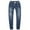 Dark Blue, variant on Fjofpr Sale Deal No Boundaries Mid Waisted Elastic Waist Jean Women’s Mid Waisted Poket Lace Up Lantern Pants Casual Trousers